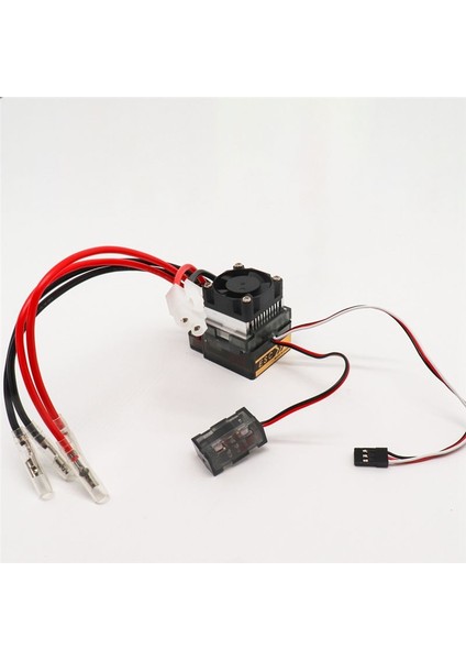 Rc Fırçalanmış Esc Voltajlı Sürüm 7 2V-16V 320A Rc Otomobil Kamyonu Buggy Boat Için Fren Soğutma Fanı ile Iki Yolu Fırça Esc (Yurt Dışından) modelleri