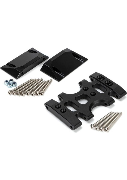 1/10 Rc Craıl Araç Axıal SCX10 Için Lcg Metal Kayma Plakası ve Yan Pedal Kaya Kaydırıcısı Alt Ağırlık Merkezi Şasisi (Yurt Dışından)