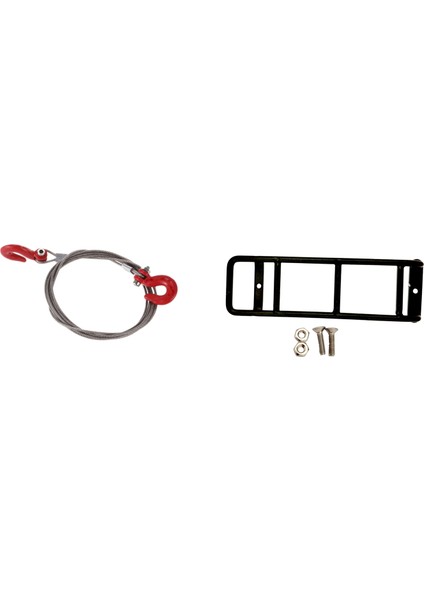 1/10 Rc Araç Trail Çelik Çekme Halat ve Kancalar Metal Düz Merdiven Trx-4 RC4WD D90 D110 Için Mini Merdivenler 1/10 Rc Araba (Yurt Dışından)