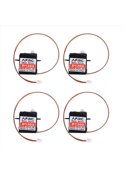 4x Afrc D1302 Mını 1 7g Büyük Tork Mini Dijital Servo Rc Model Drone Uçak Helikopteri (Yurt Dışından)