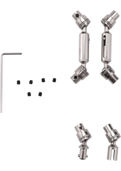 1/16 Wpl B16 B36 Henglong 6WD Kamyon Rc Araba Yedek Parçaları Için Metal Ön Arka Mili (Yurt Dışından)