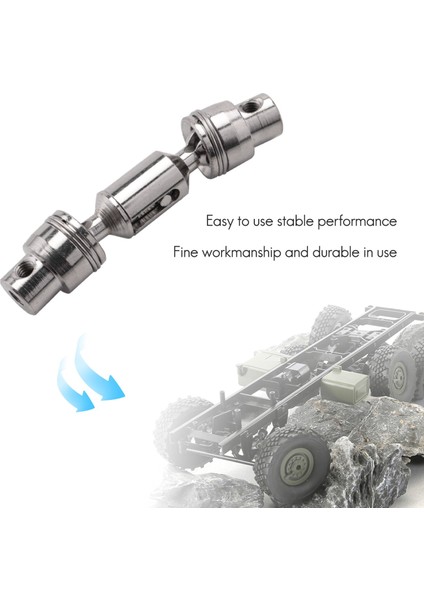 1/16 Wpl B16 B36 Henglong 6WD Kamyon Rc Araba Yedek Parçaları Için Metal Ön Arka Mili (Yurt Dışından) modelleri