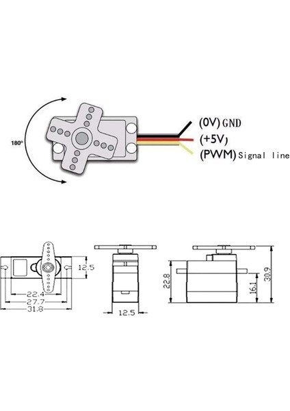 10PCS SG90 Arduino Rc Robot Helikopter Uçak Tekne Kontrolleri Için Mikro-Servo Motor Mini 9g (Yurt Dışından) indirimleri