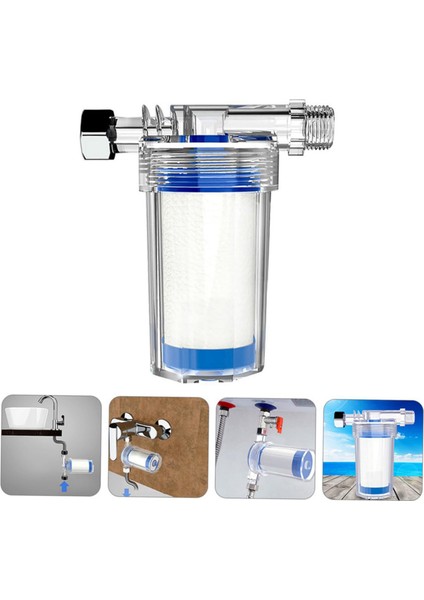 2x Çamaşır Makinesi Su Isıtıcı Duş Duş Su Filtresi Ön Musluk Su Temizleyici Filtresi (Yurt Dışından) fırsatları