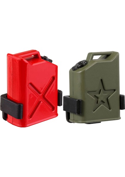 2pcs Rc Rock Prawler 1 10 Aksesuarlar Tamiya CC01 Eksenel SCX10 90046 D90 D110 Tf2 Traxxas- Yeşil ve Kırmızı (Yurt Dışından)