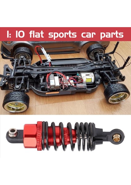 4pcs Alüminyum Alaşım Şok Emiciler Damper Damper Tamiya Tt-01 TT01 Tt-02 TT02 1/10 Rc Araba Yükseltme Parçaları Kırmızı (Yurt Dışından) fırsatları