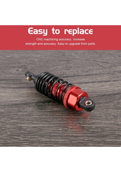 4pcs Alüminyum Alaşım Şok Emiciler Damper Damper Tamiya Tt-01 TT01 Tt-02 TT02 1/10 Rc Araba Yükseltme Parçaları Kırmızı (Yurt Dışından) indirimleri