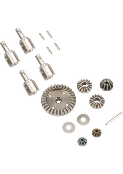 Hbx Için 5 Pcs 16889 16889A 16890 16890A Rc Araç Parçaları 4pcs Metal Diferansiyel Kupa ve 1 Pcs Diferansiyel Sürüş Dişlileri (Yurt Dışından) fırsatları