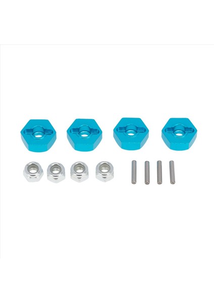 8pcs Metal 12MM Tekerlek Hex Adaptörü Tamiya TT01 Tt-01 TT02 XV01 Tb-04 WT-01N 1/10 Rc Araba Yükseltme Parçaları (Yurt Dışından) fiyatları