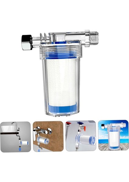 5pcs Hanehalkı Safsızlık Için Pas Tortusu Çamaşır Makinesi Su Isıtıcı Duş Suyu Filtresi Ön Musluk Su Temizleyici (Yurt Dışından) fırsatları