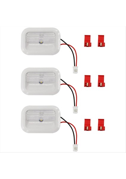 3 Pack W10695459 W10843353 W11205083 Whirlpool Kenmore Maytag Buzdolabı LED Işık Modül Bileşenleri (Yurt Dışından)