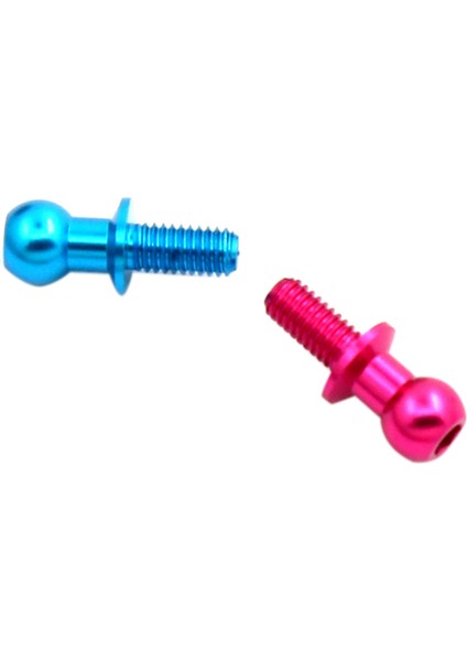 20PCS M3 Metal Alek Top Kafa Vidaları Tamiya TT01 TT02 Sakura D5 1/10 Rc Drıff Araç Yedek Parçaları 10 Pcs Mavi &amp 10PCSPINK (Yurt Dışından)