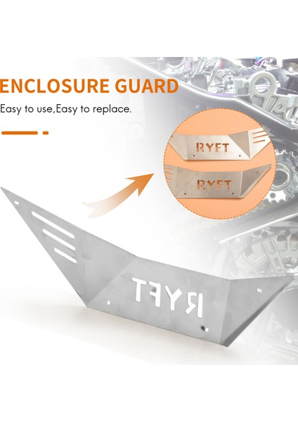 Metal Rc Araç Vücut Kabuk Koruma Koruma Plakası Zırh Kiti Eksenel RBX10 Ryft 1/10 Rc Paletli Yükseltme Parçaları (Yurt Dışından) fırsatları