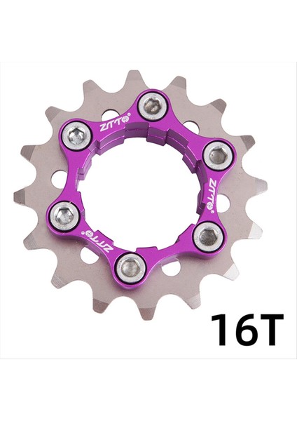 Ztto Bisiklet Volan Tek Hızlı Dişli 16T Tek Dişli Sabit Bisiklet Zinciri (Yurt Dışından) indirimleri