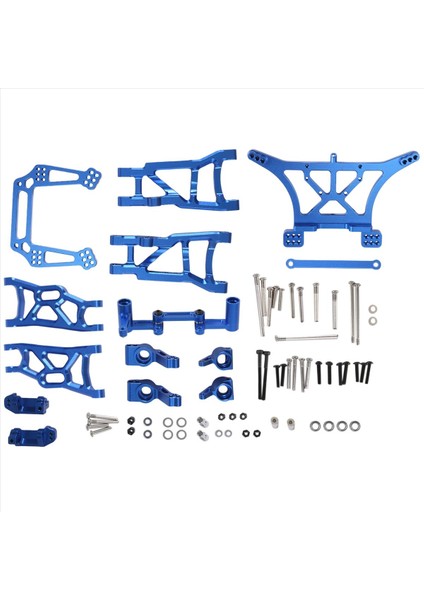 Yükseltme Alüminyum Alaşım Şasi Kolu C Seat Arka Saplama Aks Parçaları Kiti 1/10 Traxxas 2WD Slash Rustler Stampede Parçaları 1 (Yurt Dışından) fiyatları