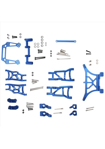 Yükseltme Alüminyum Alaşım Şasi Kolu C Seat Arka Saplama Aks Parçaları Kiti 1/10 Traxxas 2WD Slash Rustler Stampede Parçaları 1 (Yurt Dışından) modelleri
