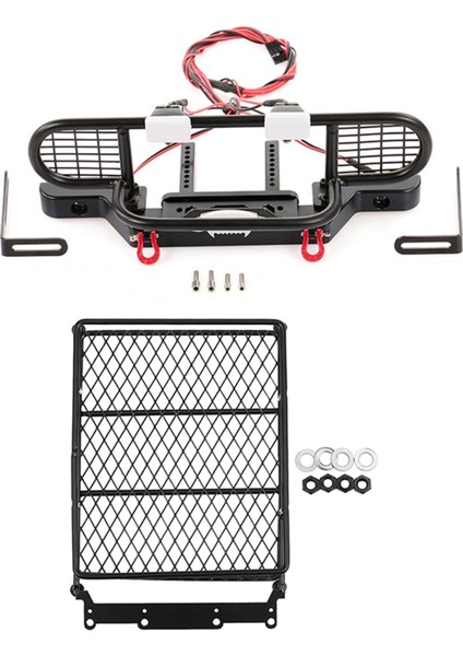 Trx4 Metal Ön Deve Kupası Için 1/10 Rc Araç Kaya Trail Metal Çatı Rafı Bagaj Taşıyıcı (Yurt Dışından)