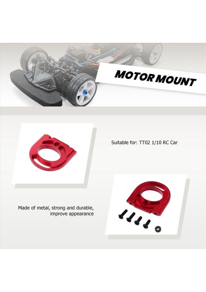 Tamiya Tt-02 TT02 Için Metal Motor Montajı 1/10 Rc Araba Yükseltme Parçaları (Yurt Dışından) fiyatları