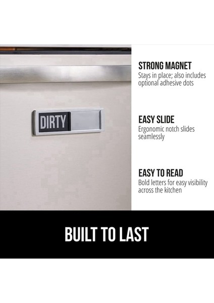 3x Bulaşık Makinesi Temiz ve Kirli Mıknatıs Işareti Yıkayıcı Için Ağır Hizmet Deklanşör Mıknatısları Mutfak Aksesuarları (Yurt Dışından) modelleri