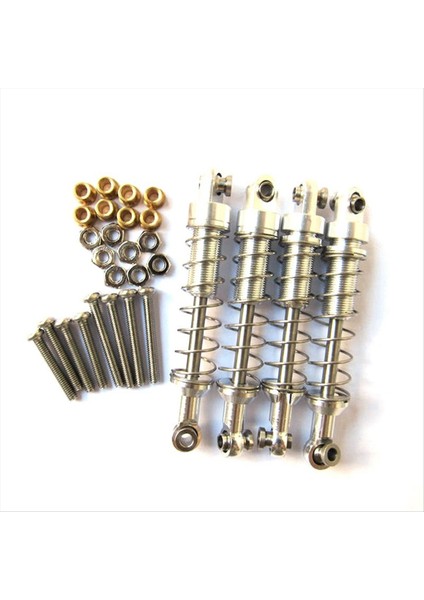 4pcs Wpl C14 C24 Mn D90 D91 D99S Rc Araç Aksesuarları Gümüş (Yurt Dışından)