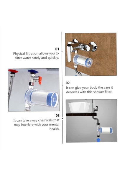 3x Çamaşır Makinesi Su Isıtıcı Duş Duş Su Filtresi Ön Musluk Su Temizleyici Filtresi (Yurt Dışından) fırsatları