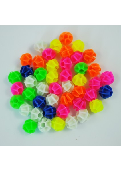 2 Torba Renkli Plastik Klips Konuştu Bisiklet Boncukları Dekor (Yurt Dışından)