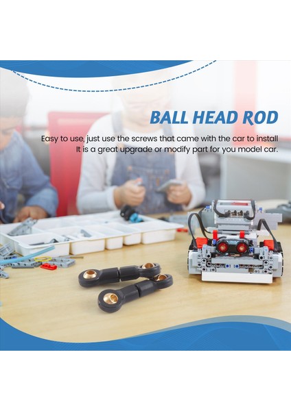 6pcs Konnektör Bağlantıları Wpl B16 B36 Rc Araç Arka Aks Tahit Tavalı Kafa Çubuğu Yükseltme Parçaları (Yurt Dışından) fırsatları