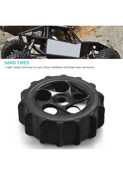 4pcs Rc 1/8 Kürekler Kar Kum Lastikleri Lastikler Fit Hpi Aka 1 8 Off-Road Buggy Jantlar 1 8 Rc Araba Için Off-Road Kısa Kart Plaj Lastiği (Yurt Dışından) indirimleri