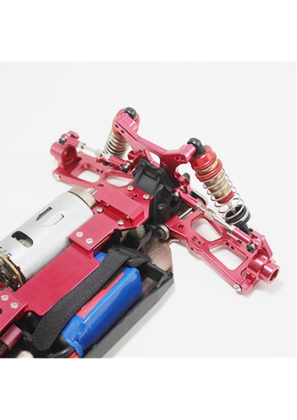 4pcs Metal Direksiyon Kupası Ön Tekerlek Koltuğu Rulmanlı Yükseltme Parçaları Wltoys 144001 1/14 Rc Araba Kırmızı (Yurt Dışından) fırsatları