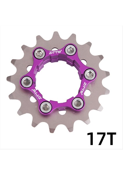 Ztto Bisiklet Volan Tek Hızlı Dişli 17T Tek Dişli Sabit Bisiklet Zinciri (Yurt Dışından) indirimleri