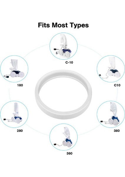 3pcs Havuz Temizleyici Lastik Değiştirmeleri Polaris Için Tekerlek Bandı 180 280 360 380 Havuz Temiz Makine Aksesuarları (Yurt Dışından) fiyatları