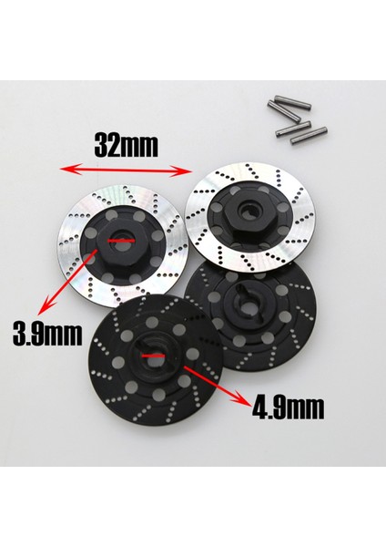 4pcs Metal Fren Disk Tekerleği Jant Kutusu Metal Onay Adaptörü 1/10 Sakura D4 Yol Yarışı Rc Araç Parçaları Kırmızı (Yurt Dışından) fırsatları