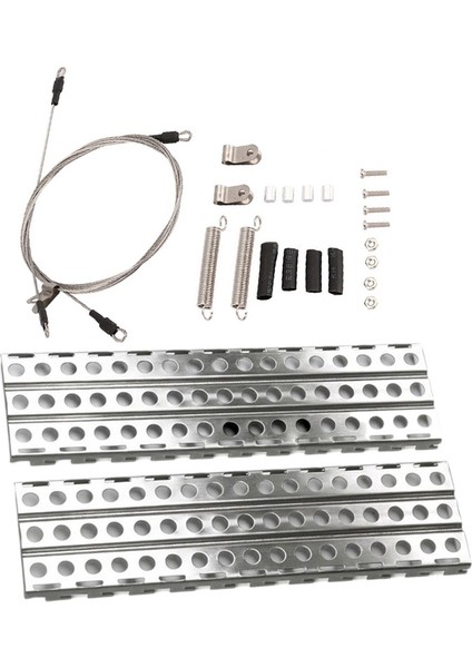 1/10 Rc Prıger Traxxas Trx-4 &amp 2pcs Için 1x Çelik Halat Eksenel SCX10 Trx-4 D90 1/10 Için Paslanmaz Çelik Kum Merdivenleri Kurulu (Yurt Dışından)