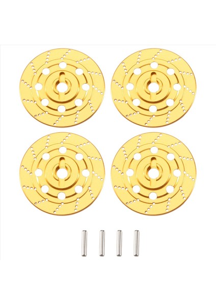 4pcs Metal Fren Disk Tekerleği Jant Kutusu Metal Onaltılık Adaptörü 12/10 Sakura D4 Yol Yarışı Rc Araç Parçaları Altın (Yurt Dışından)