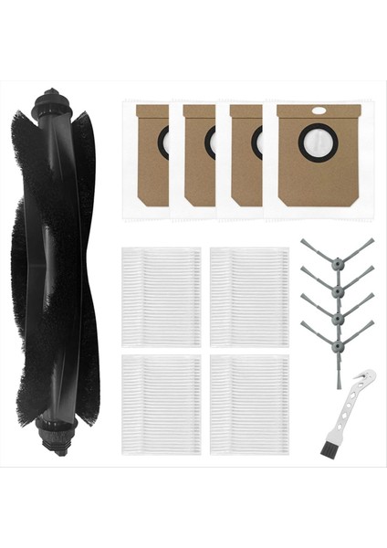 14pcs Eufy Temiz L50 /L50 SES /L60 /L60 Hibrid Robot Vakum Temiz Ana Yan Fırça Filtreleri Toz Çanta (Yurt Dışından)