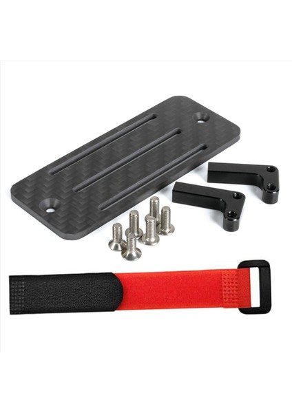 Eksenel SCX10 Capra 1/10 Rc Araç Şasisi Için 2x Karbon Fiber Pil Tepsi Esc Alıcı Montajı Alt Ağırlık Merkezi Raylar (Yurt Dışından) fiyatları