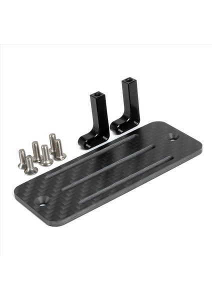 Eksenel SCX10 Capra 1/10 Rc Araç Şasisi Için 2x Karbon Fiber Pil Tepsi Esc Alıcı Montajı Alt Ağırlık Merkezi Raylar (Yurt Dışından) fırsatları