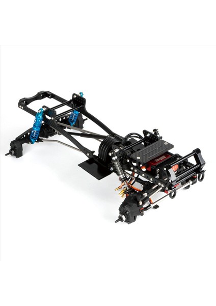 Eksenel SCX10 Capra 1/10 Rc Araç Şasisi Için 2x Karbon Fiber Pil Tepsi Esc Alıcı Montajı Alt Ağırlık Merkezi Raylar (Yurt Dışından) indirimleri