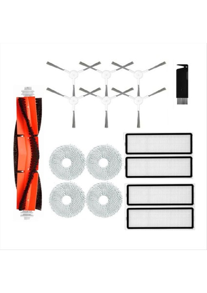 Xiaomi Robot Vakum S10+ / S10 Plus B105 Vakum Süpürge Yedek Parçalar Ana Yan Fırça Hepa Filtre Mop Rag Aksesuarları (Yurt Dışından)