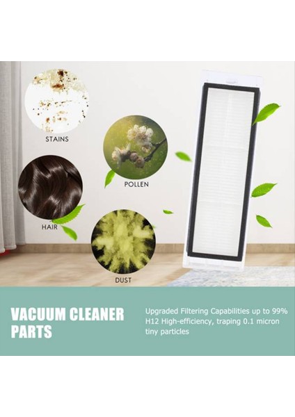 Xiaomi Robot Vakum S10+ / S10 Plus B105 Vakum Süpürge Yedek Parçalar Ana Yan Fırça Hepa Filtre Mop Rag Aksesuarları (Yurt Dışından) modelleri