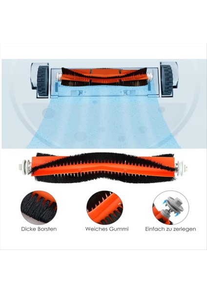 Xiaomi Robot Vakum S10+ / S10 Plus B105 Vakum Süpürge Yedek Parçalar Ana Yan Fırça Hepa Filtre Mop Rag Aksesuarları (Yurt Dışından) indirimleri