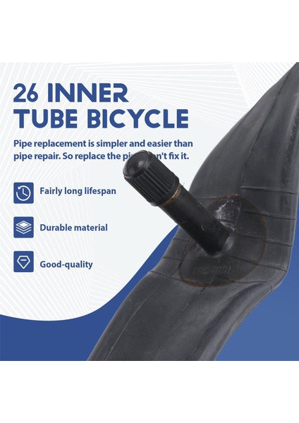 2pcs 26 Inç x 1 75/1 95/2 10/2 125 Bisiklet Lastik Mtb Bisiklet Iç Tüp Schrader Valf Bisiklet Aksesuarları (Yurt Dışından) fırsatları