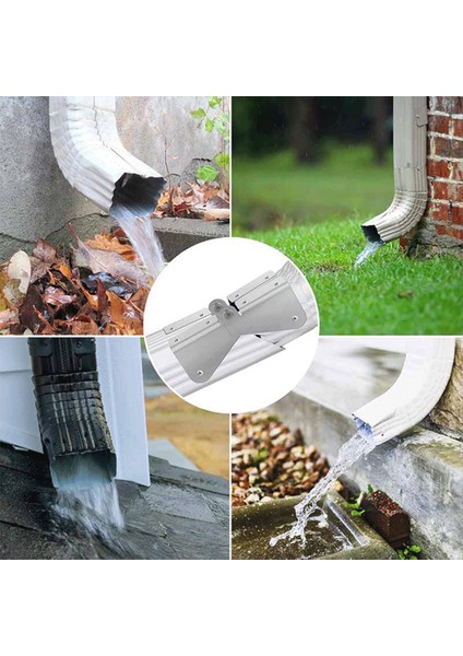 Oluk Iniş Borusu Menteşe 3 Pack Iniş Borusu Flip-Up Menteşe Yağmur Oluk Aksesuarları Iniş Borusu Uzatma Menteşe (Yurt Dışından) fiyatları