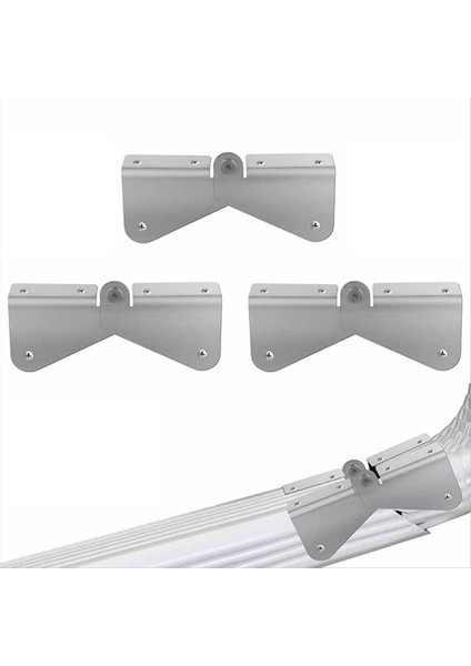 Oluk Iniş Borusu Menteşe 3 Pack Iniş Borusu Flip-Up Menteşe Yağmur Oluk Aksesuarları Iniş Borusu Uzatma Menteşe (Yurt Dışından) indirimleri