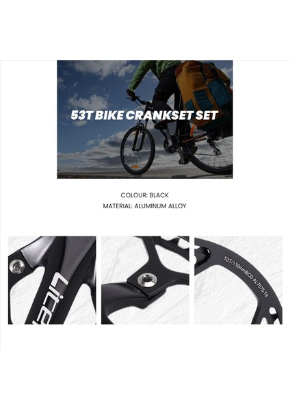 Tek Hızlı Krankset 53T 170MM Krankarmlar Katlanır Bisiklet Krankset Bike Track Road Bisiklet Için Koruyucu Kapak (Yurt Dışından) indirimleri