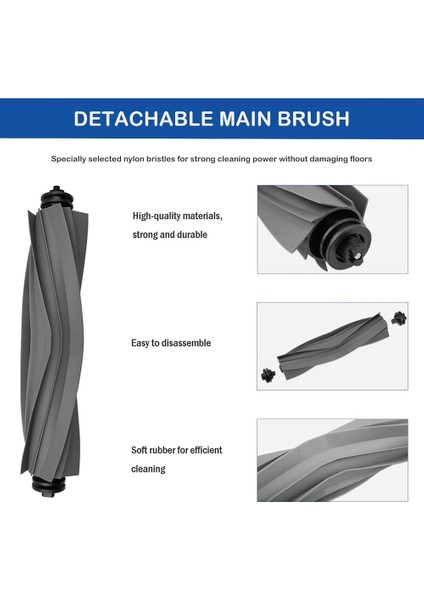 Dreame X30 Ultra L10s Pro Ultra Vakum Süpürge Ana Yan Fırça Hepa Filtre Mop Bez Toz Çanta Aksesuarları Kiti (Yurt Dışından) modelleri