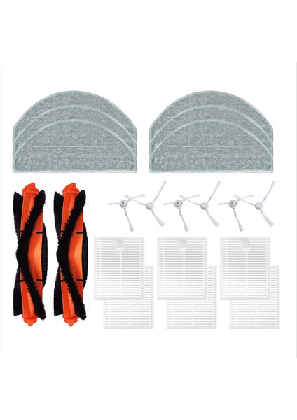 Xiaomi Robot Vakum E10 E12 E10C C103 Yedek Yedek Parçalar Aksesuarları Yan Fırça Filtre Mop Cezası (Yurt Dışından)