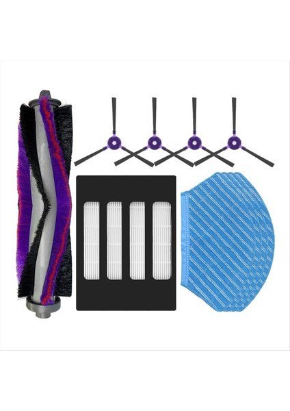 MIDEA VCR M7 / M71CN I10 Robot Vakum Silindir Yan Fırçası Hepa Filtre Mop Padleri Yedek Parçalar Aksesuarları (Yurt Dışından)