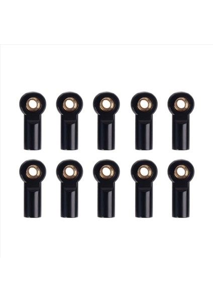 100PCS Metal M3 Bağlantı Rota Çubuk Uç Top Bağlantı 1/10 Rc Araç Paletli Eksenel SCX10 D90 D110 Tamiya CC01 Siyah (Yurt Dışından) modelleri