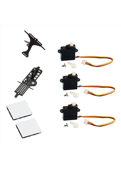 2 Set Xk K110 Yükseltme K110S Servo Ana Çerçevesi ve Servo Plakası Wltoys Xk K110 K110S Rc Helikopter Yükseltme Parçaları (Yurt Dışından) modelleri